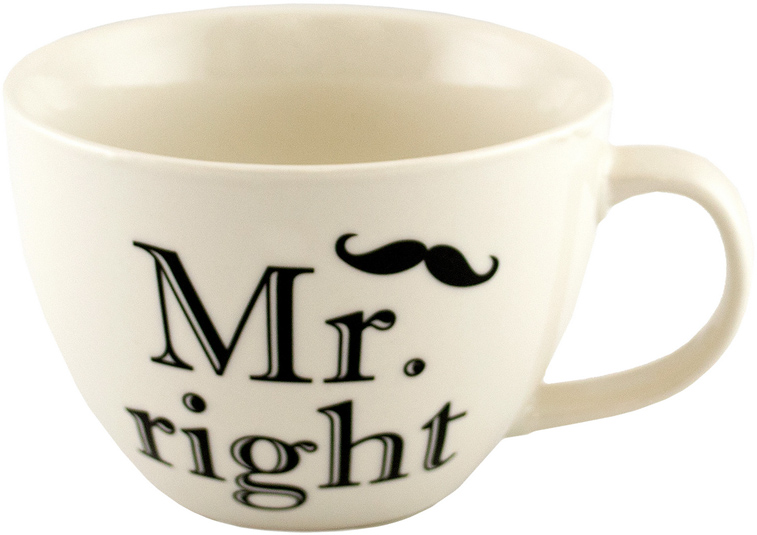 Чашка KERAMIA Mr. Right 520 мл (21-279-083)